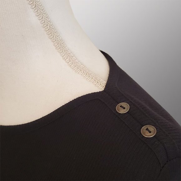 CHARTER CLUB RELAXED EMBELLISHED KNIT TOP XL - Picture 3 of 5